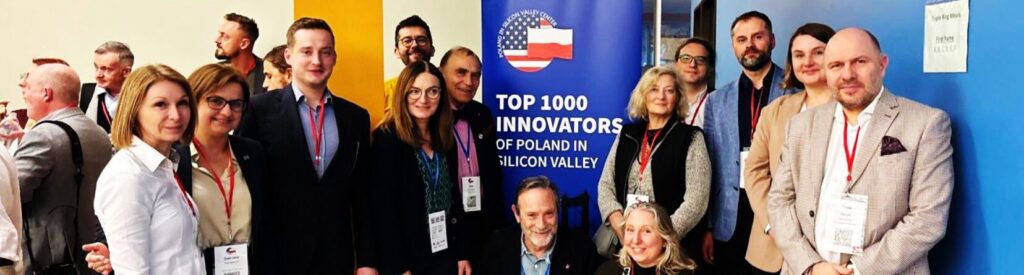 A group of people pose in front of a